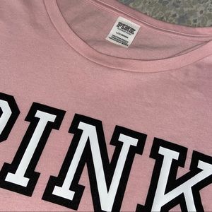Pink Victoria Secret: Long Sleeve Pink Tee